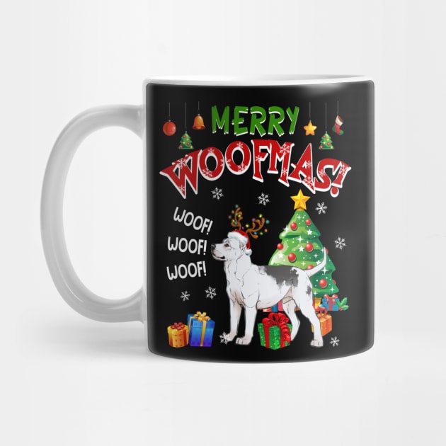 Pitbull Merry Woofmas Awesome Christmas by Dunnhlpp